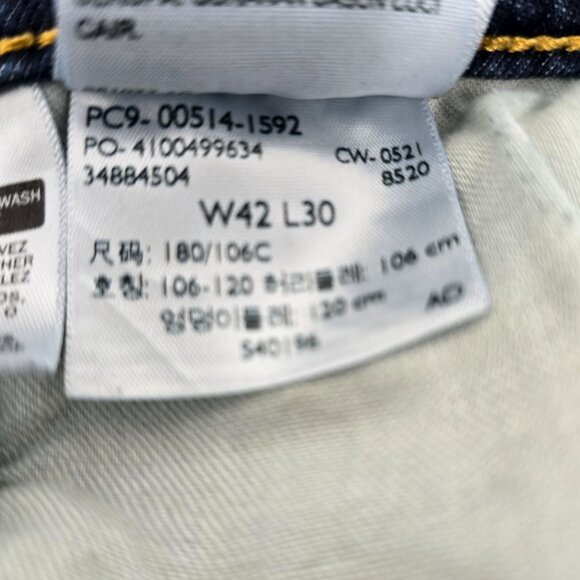 Levis Mens 514 Straight Fit Jeans W42 L30 Medium Wash Denim - Picture 3 of 8